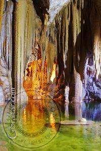 The amazing lake inside the Lower Saint Michael's Cave