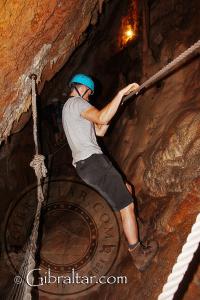 ’El ring de boxeo’ en el interior de la Cueva Baja de San Miguel