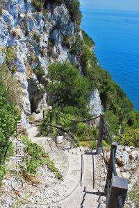 Pasamanos de cuerdas de la Escalera del Mediterráneo