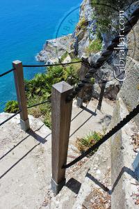 Vista hacia abajo de la Escalera del Mediterráneo