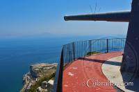 Europa Point and the barrel at O'Hara's Battery