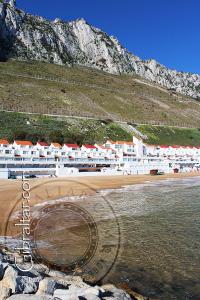 Water Catchment Area at Sandy Bay Beach Gibraltar