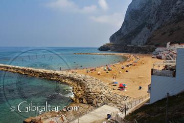 Bahía de Sandy en  Gibraltar