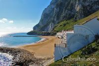 Bahía de Sandy en Gibraltar