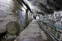 Stores inside the World War II Tunnels in Gibraltar