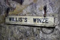 Entrance to Willis's Winze World War II Tunnels
